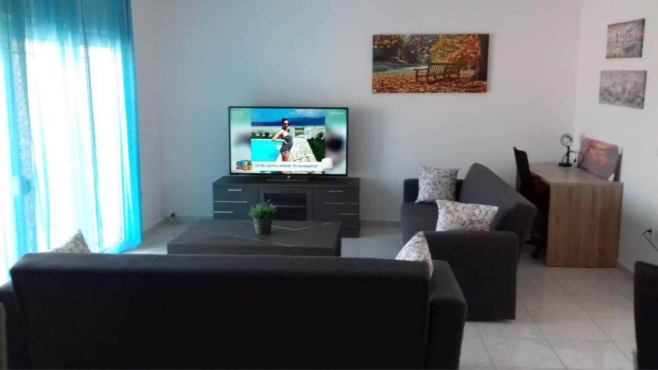Seaside Villa For 6 People - Alykes Beach Dhimini Esterno foto